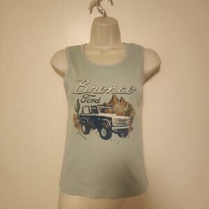 Women's Official Ford Bronco Tank Top Size Large